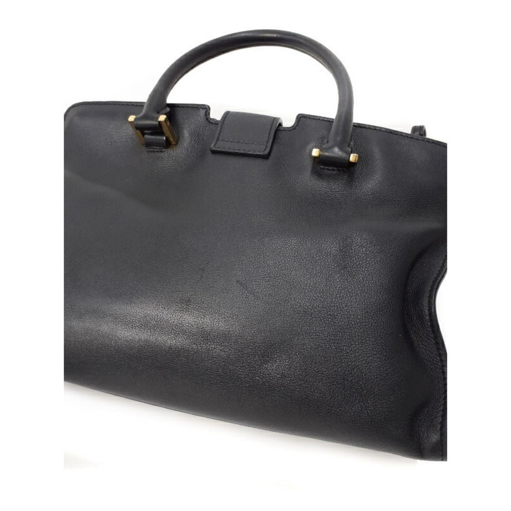 SAINT LAURENT PARIS Cabas 2WAY Leather Handbag - Picture 6 of 9